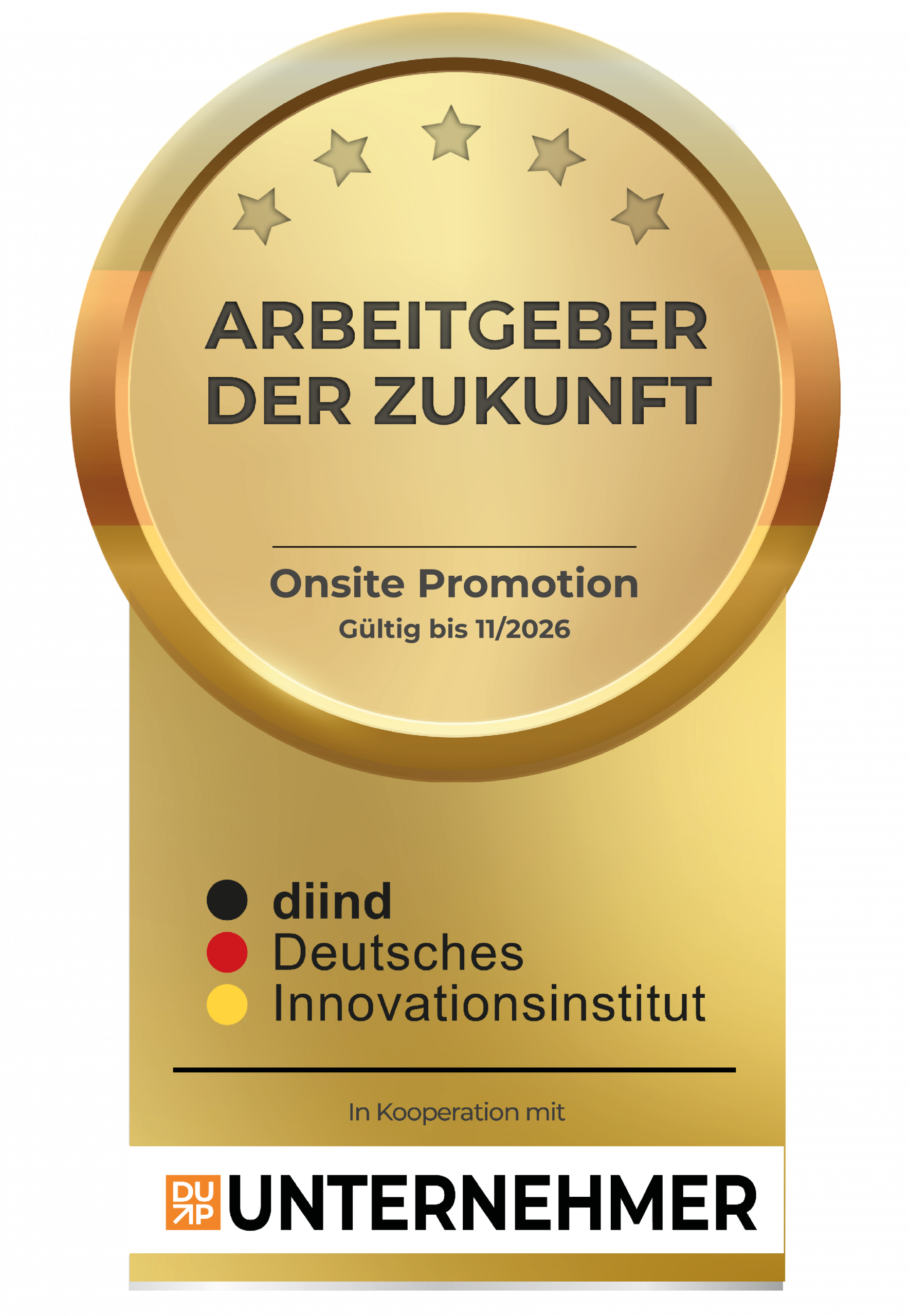 Arbeitgeber der Zukunft Siegel